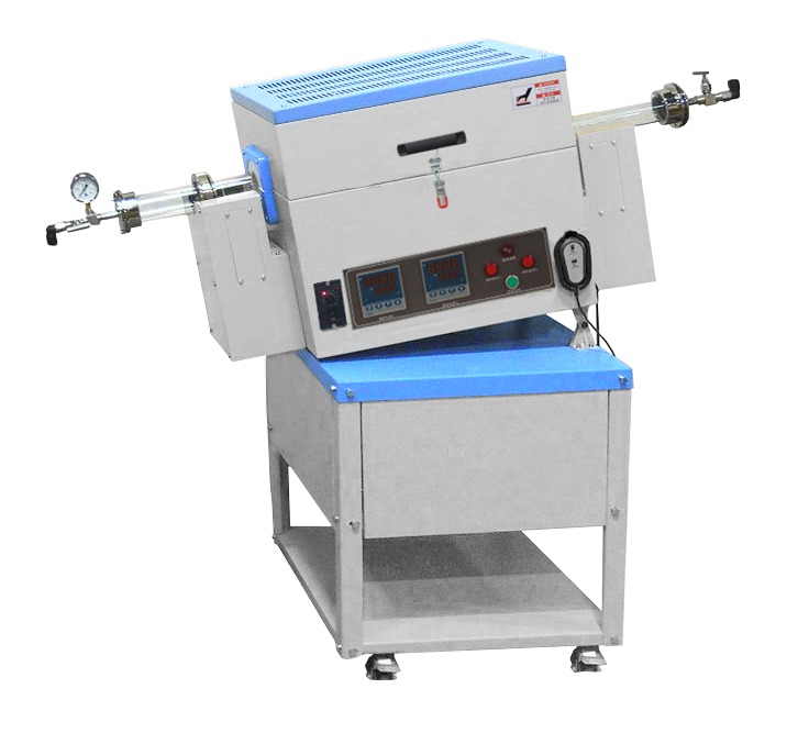 1200℃多温区可倾斜旋转管式炉：炉管可倾斜、旋转